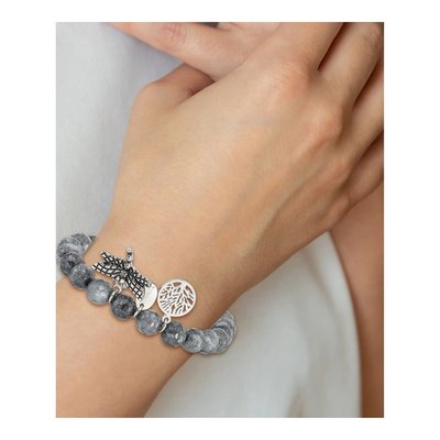 Stainless Steel Dragonfly Tree of Life Jade Bracelet – view 5