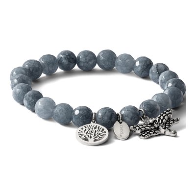 Stainless Steel Dragonfly Tree of Life Jade Bracelet – view 6