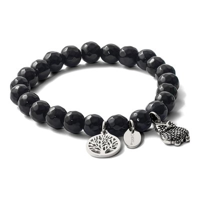 Stainless Steel Owl Tree of Life Jade Bracelet – view 6