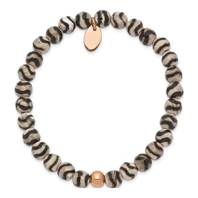 Stainless Steel Agate IP Bracelet – view 3