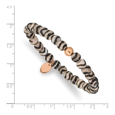Stainless Steel Agate IP Bracelet – view 4