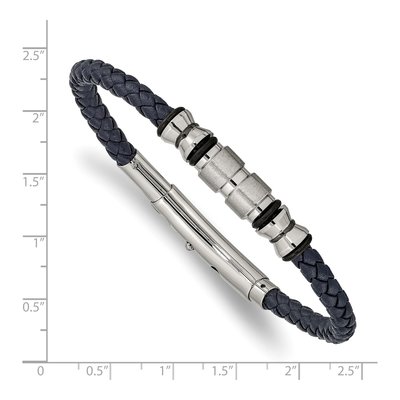 Black Stainless Steel Black Bracelet – view 4
