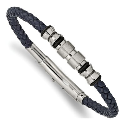 Black Stainless Steel Black Bracelet