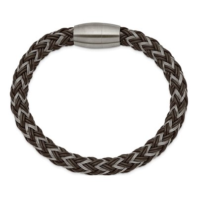 Stainless Steel Braided Wire Bracelet – view 3