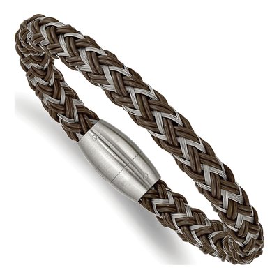 Stainless Steel Braided Wire Bracelet
