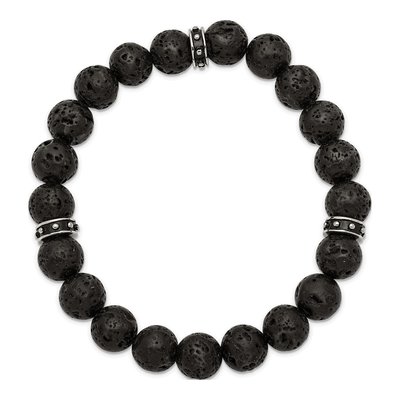 Stainless Steel Lava Bracelet – view 3