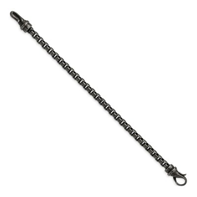 Men's Stainless Steel 5.8mm Box Chain Bracelet – view 3