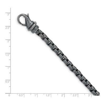 Men's Stainless Steel 5.8mm Box Chain Bracelet – view 6