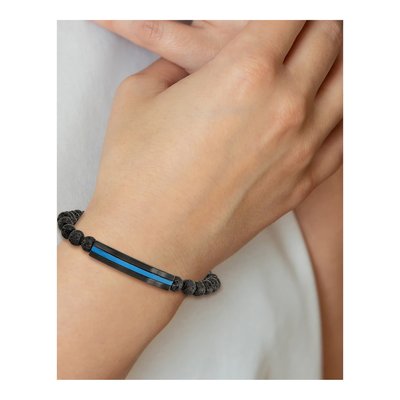 Stainless Steel Lava Bracelet – view 5