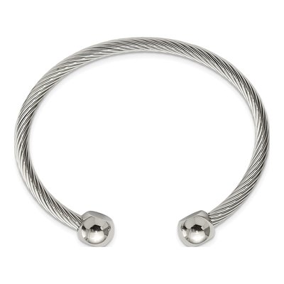 Stainless Steel Cuff Bracelet – view 5