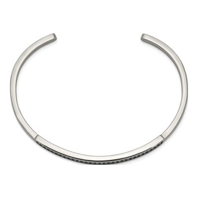 Stainless Steel Turquoise Cuff Bracelet – view 2