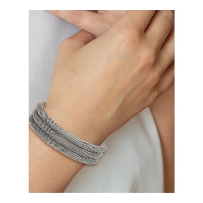 Stainless Steel 3-Strand Mesh Bracelet – view 4