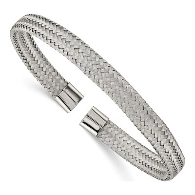 Stainless Steel Mesh Wire Cuff Bracelet