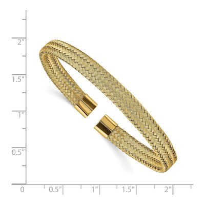 Stainless Steel Mesh Cuff Bracelet – view 4