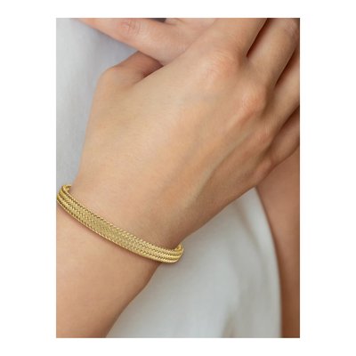 Stainless Steel Mesh Cuff Bracelet – view 5