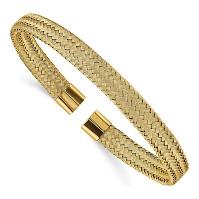 Stainless Steel Mesh Cuff Bracelet