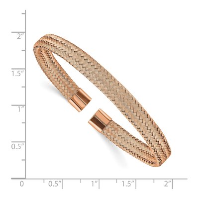 Stainless Steel Mesh Cuff Bracelet – view 4