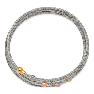 Stainless Steel IP Bangle Bracelet – view 3