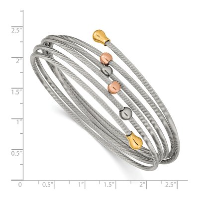 Stainless Steel IP Bangle Bracelet – view 4
