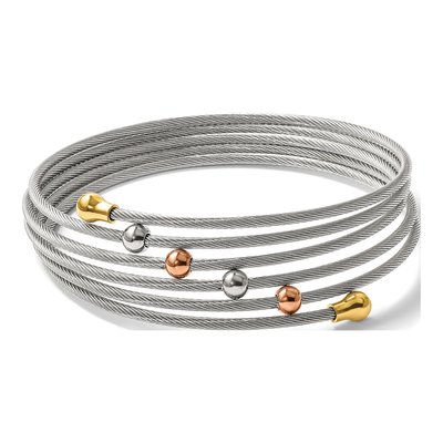 Stainless Steel IP Bangle Bracelet – view 6