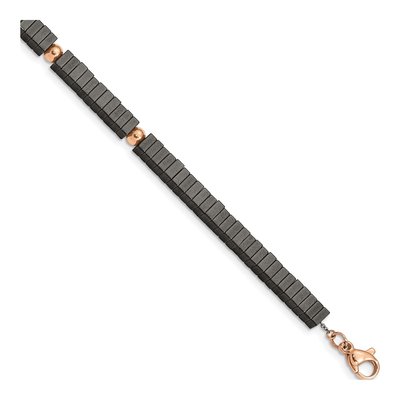 Stainless Steel Hematite Bracelet