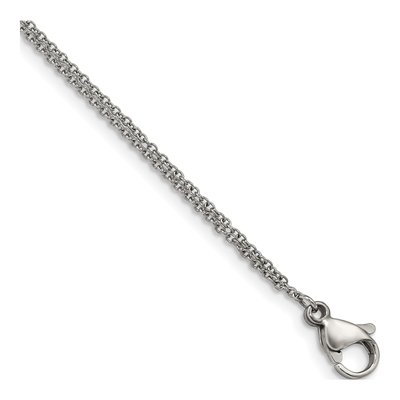 Stainless Steel CZ Infinity Bracelet – view 4