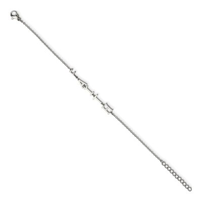 Stainless Steel Faith Bracelet – view 2