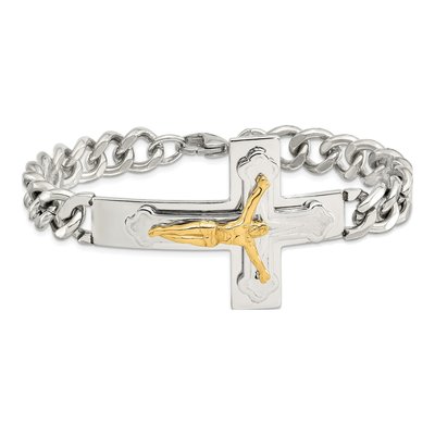 Stainless Steel Crucifix Bracelet – view 4