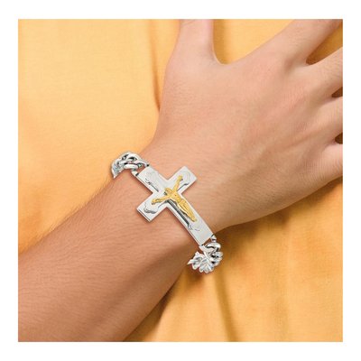 Stainless Steel Crucifix Bracelet – view 5