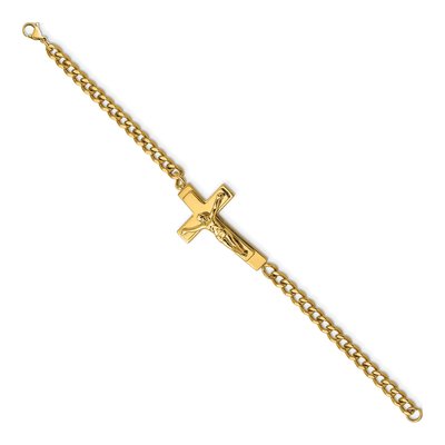Stainless Steel Crucifix Bracelet – view 3
