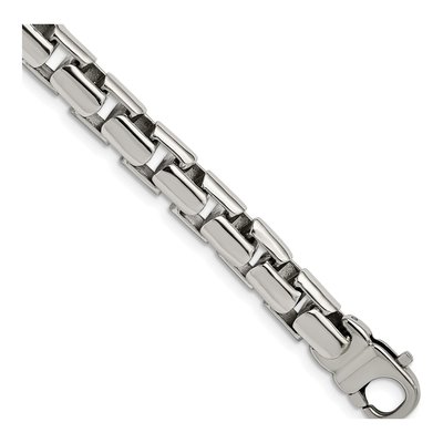 Stainless Steel Square Link Bracelet