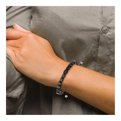 Stainless Steel Agate Macrame Bracelet – view 5
