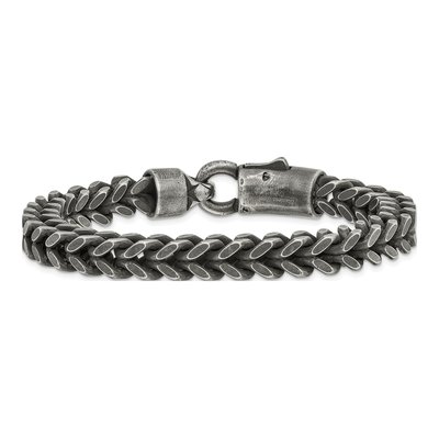 Men's Stainless Steel 10mm Wheat Chain Anklet – view 4