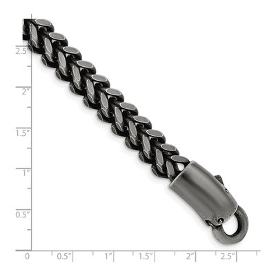 Men's Stainless Steel 10mm Wheat Chain Anklet – view 5