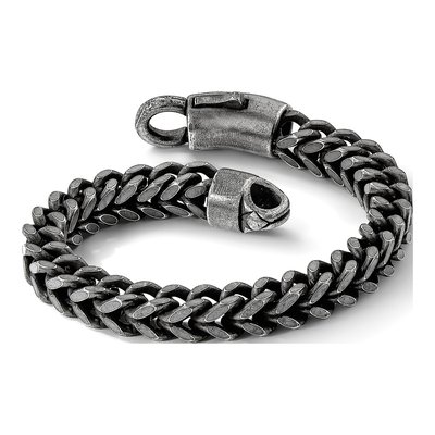 Men's Stainless Steel 10mm Wheat Chain Anklet – view 7