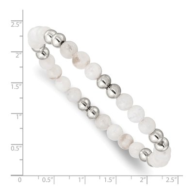 Stainless Steel Moonstone Bracelet – view 4