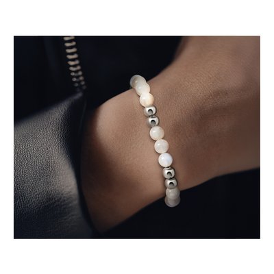 Stainless Steel Moonstone Bracelet – view 6