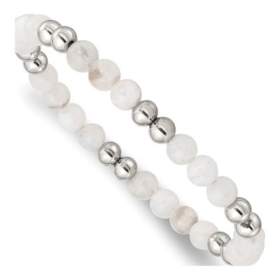 Stainless Steel Moonstone Bracelet