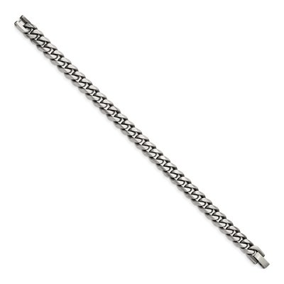 Men's Stainless Steel Curb Bracelet | Chisel – view 3