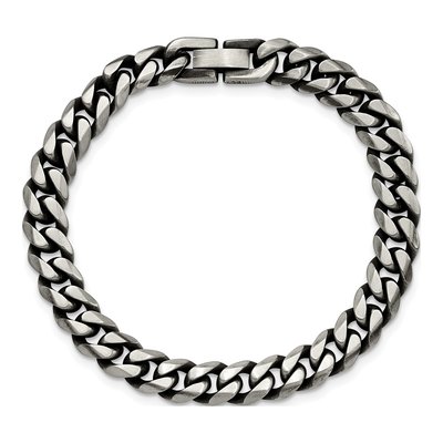 Men's Stainless Steel Curb Bracelet | Chisel – view 4