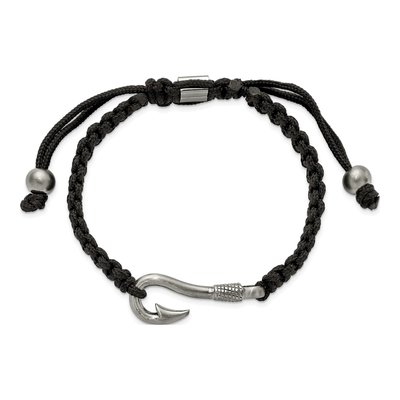 Stainless Steel Fishing Hook Bracelet – view 4