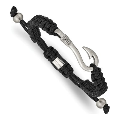 Stainless Steel Fishing Hook Bracelet