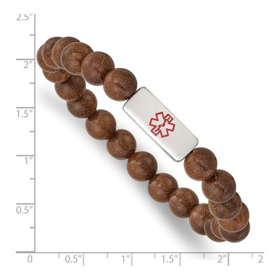 Stainless Steel Medical ID Bracelet – view 3