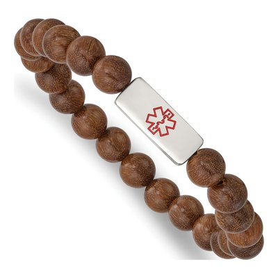 Stainless Steel Medical ID Bracelet