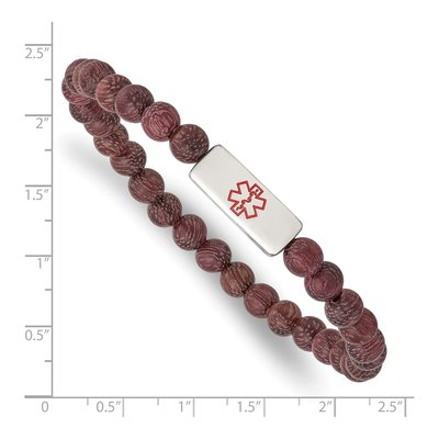 Stainless Steel Medical ID Bracelet – view 3