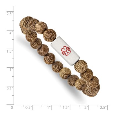 Stainless Steel Medical ID Bracelet – view 3