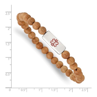 Stainless Steel Medical ID Bracelet – view 3