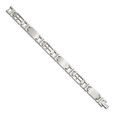 Stainless Steel Cross Link Bracelet – view 4