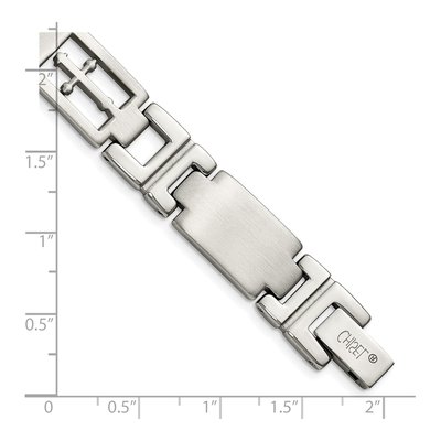 Stainless Steel Cross Link Bracelet – view 6