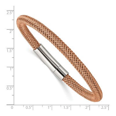Stainless Steel Wire Bangle Bracelet – view 4